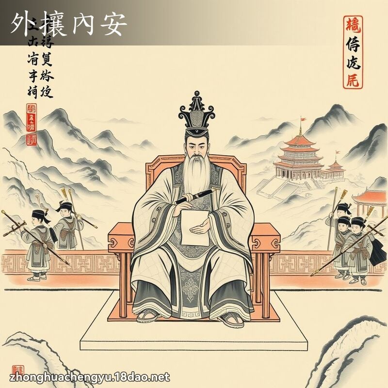 外攘內安 配图