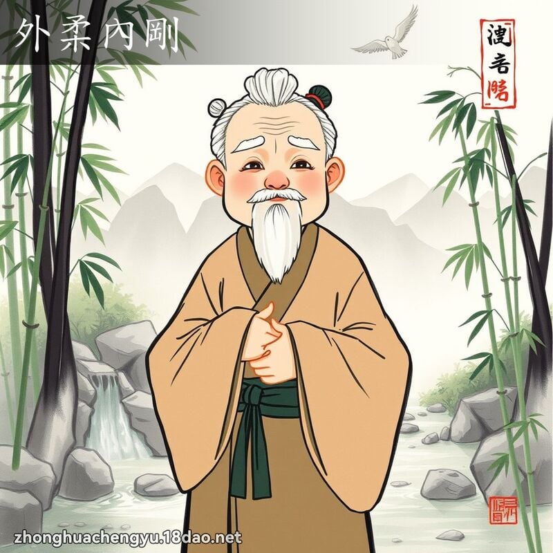 外柔內剛 配图