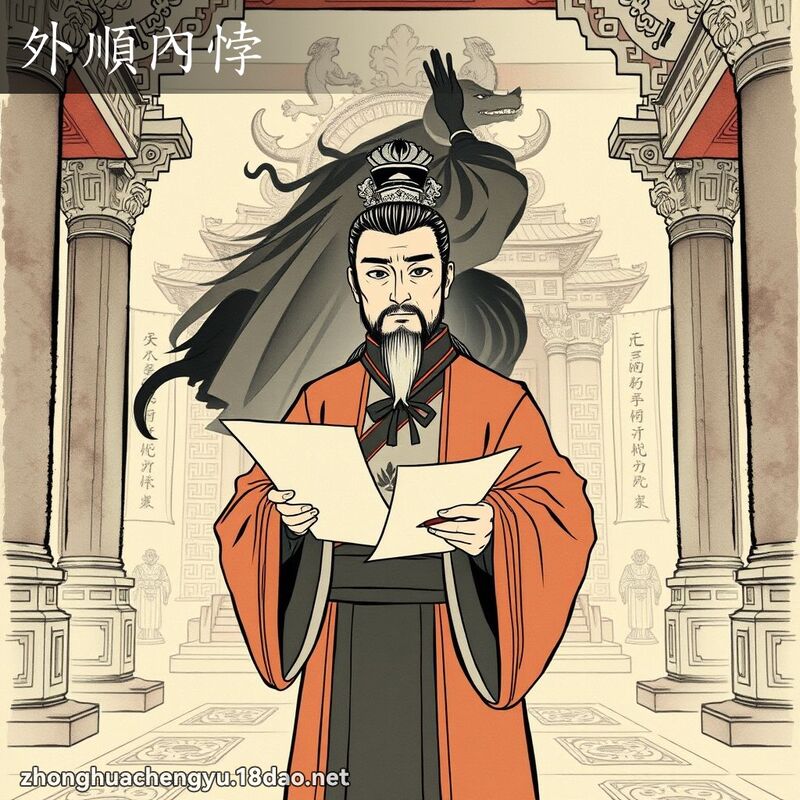 外順內悖 配图
