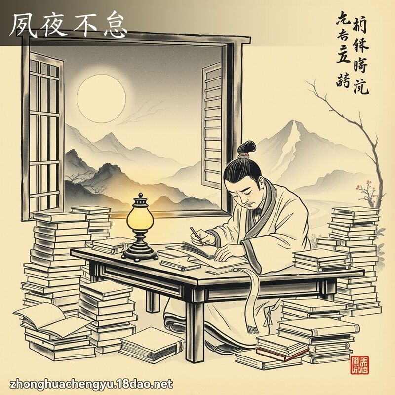 夙夜不怠 配图