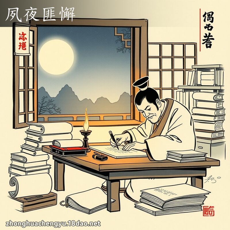 夙夜匪懈 配图