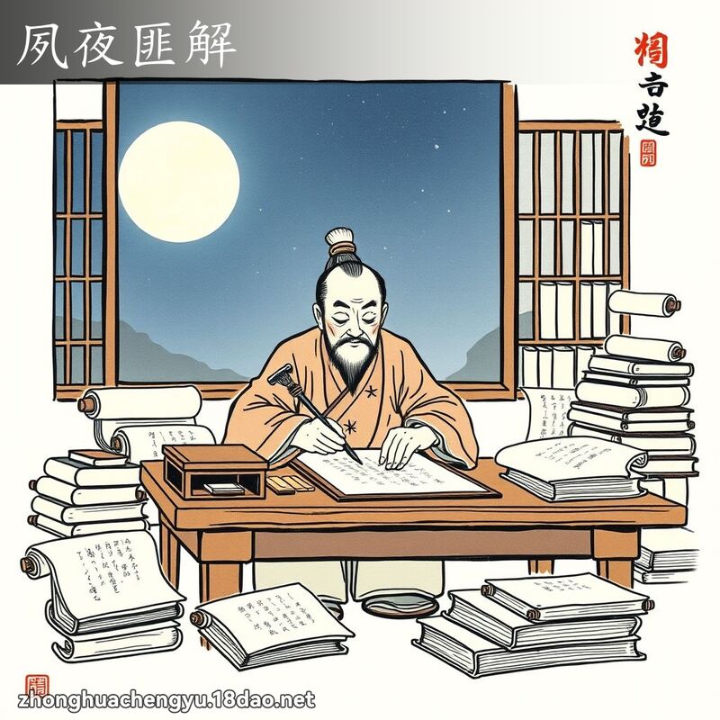 夙夜匪解 配图