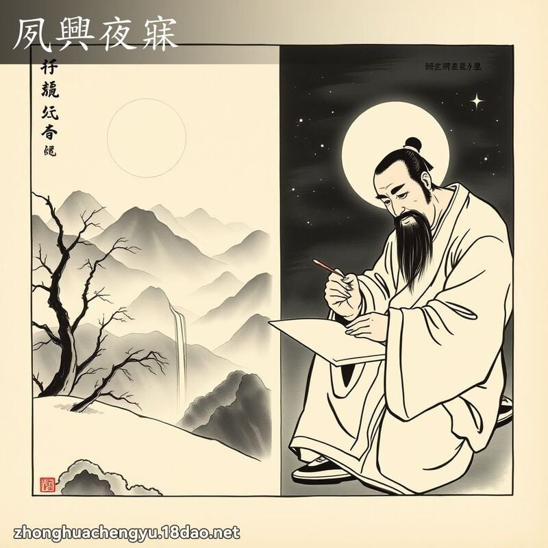 夙興夜寐 配图