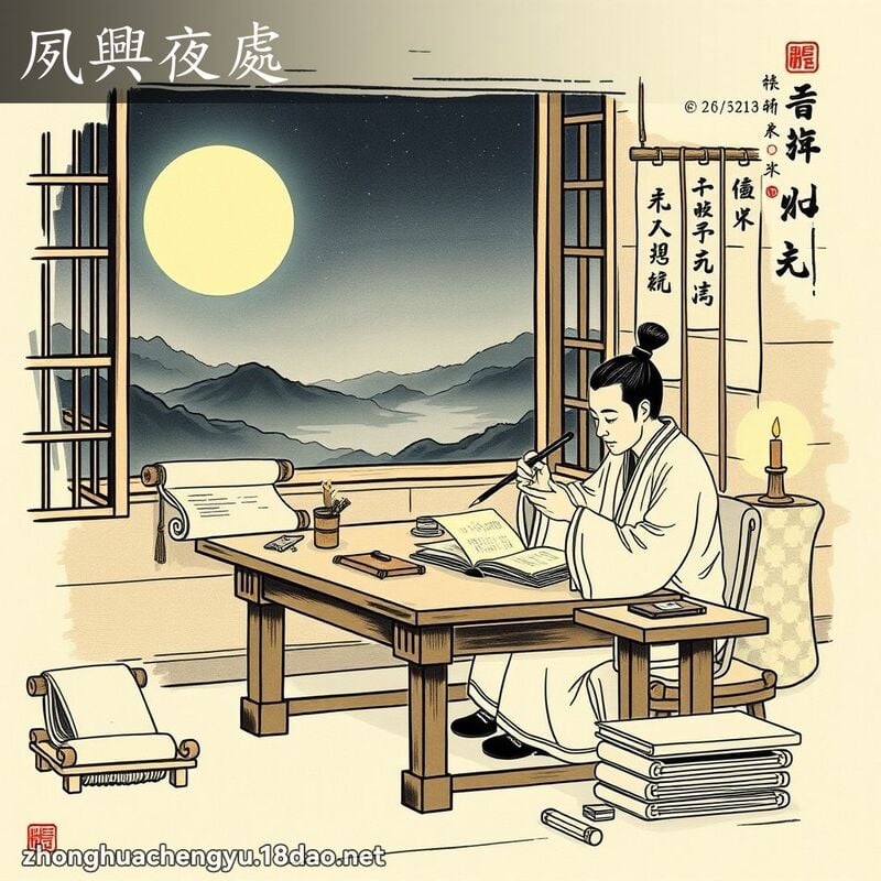 夙興夜處 配图