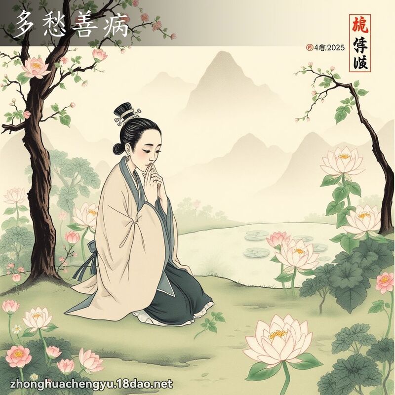 多愁善病 配图