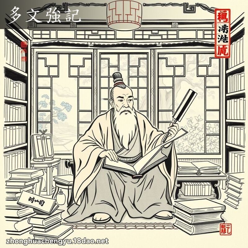 多文強記 配图