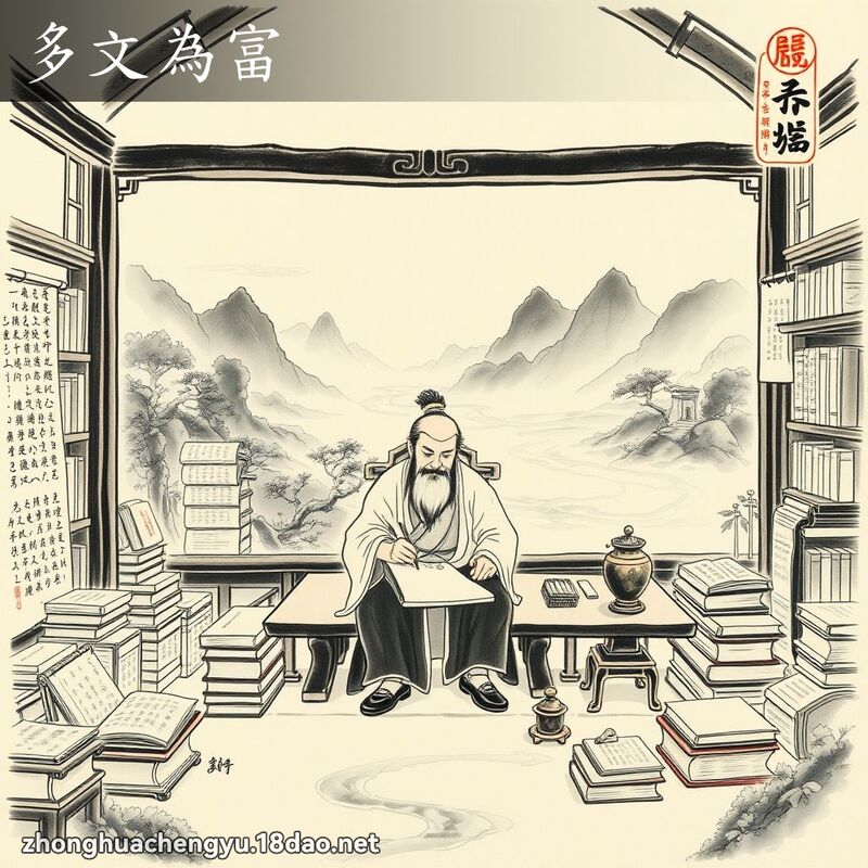 多文為富 配图