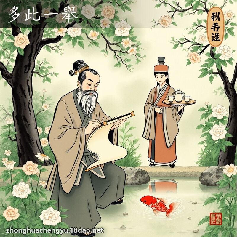 多此一舉 配图
