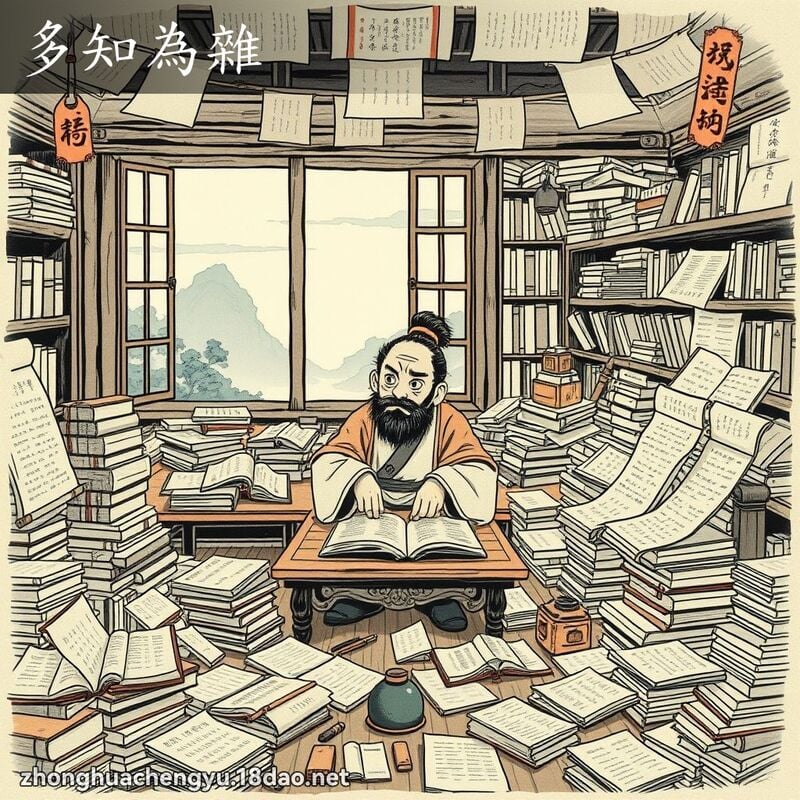 多知為雜 配图