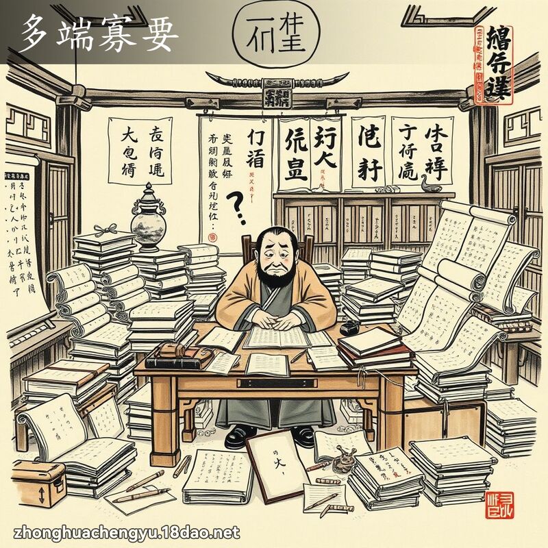多端寡要 配图