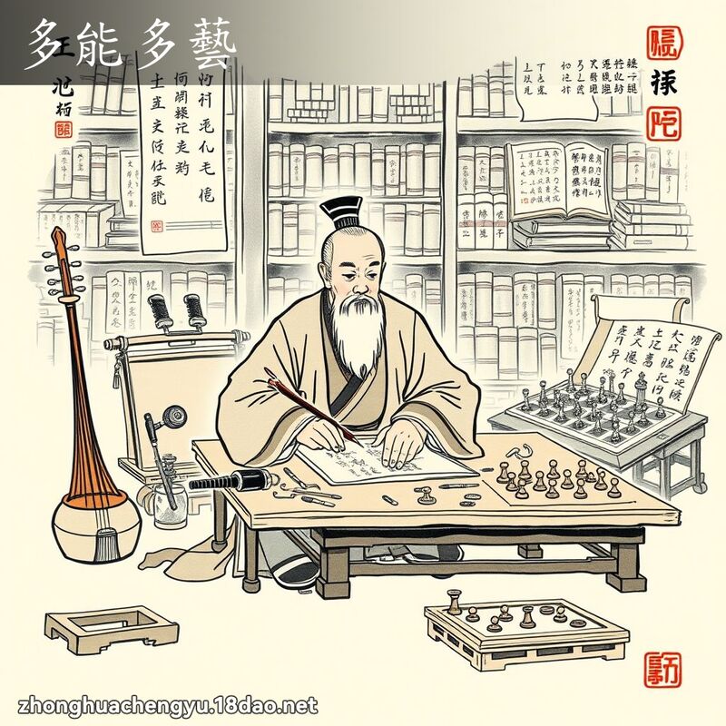 多能多藝 配图