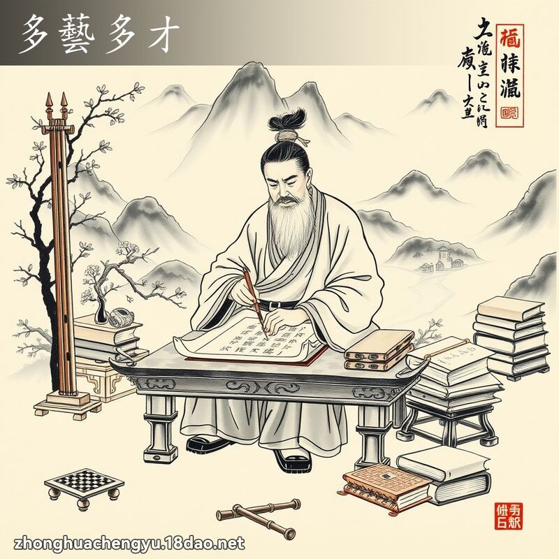 多藝多才 配图