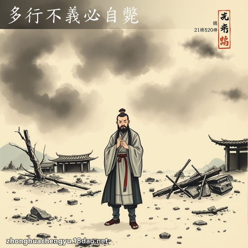 多行不義必自斃 配图