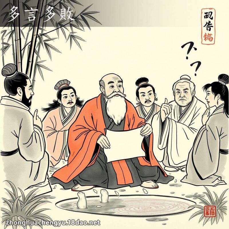 多言多敗 配图