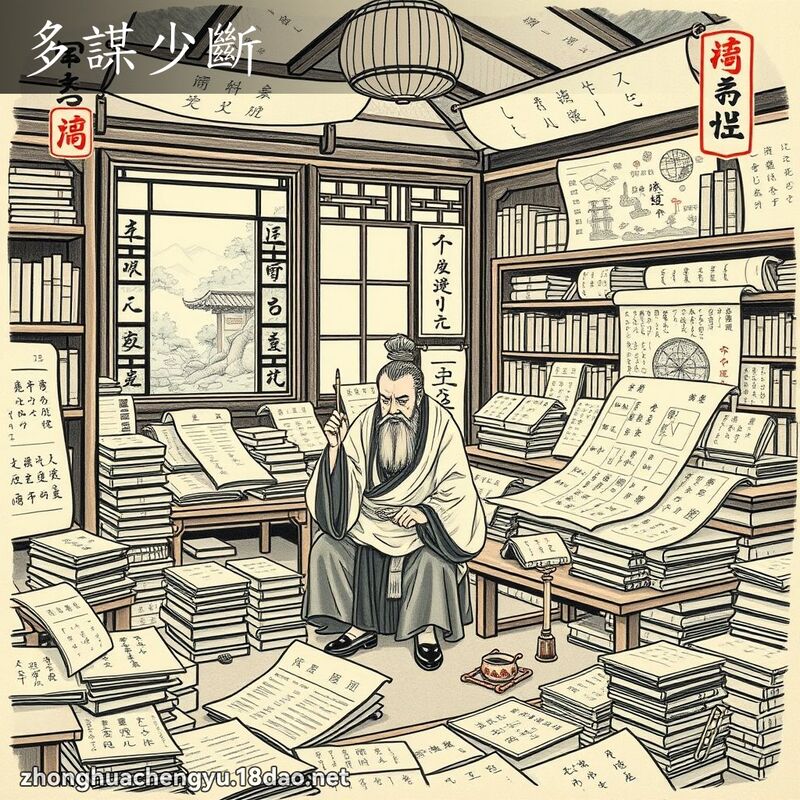 多謀少斷 配图