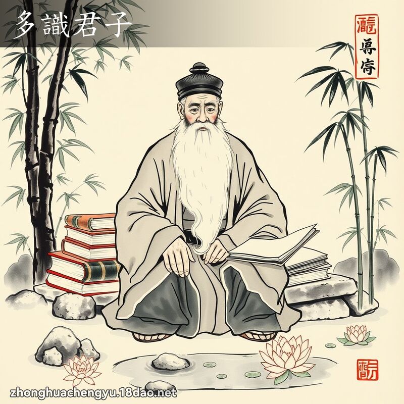 多識君子 配图