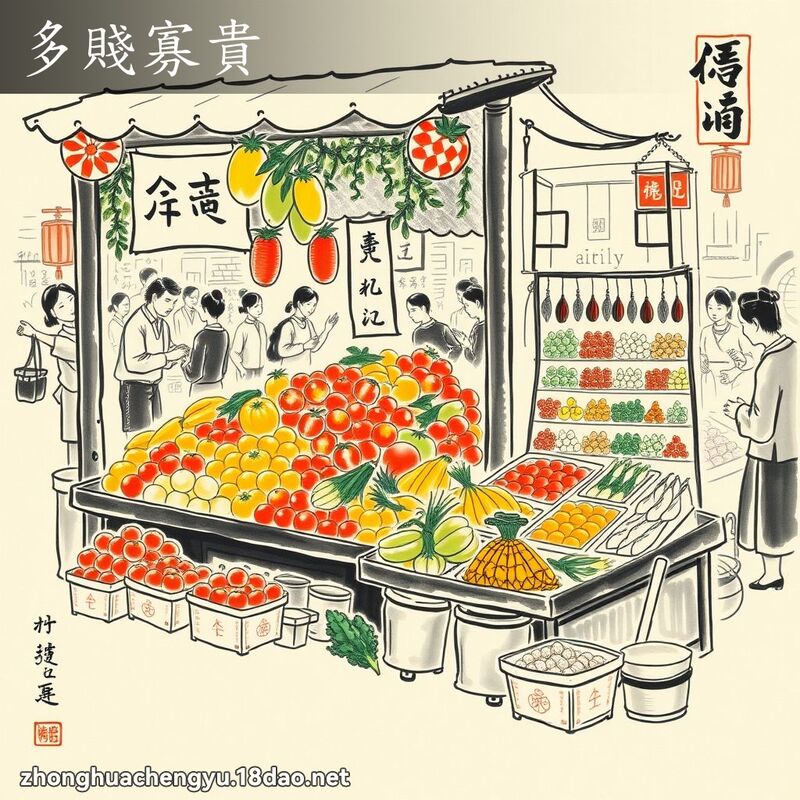 多賤寡貴 配图