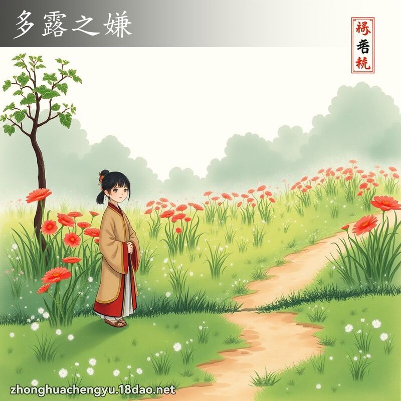 多露之嫌 配图