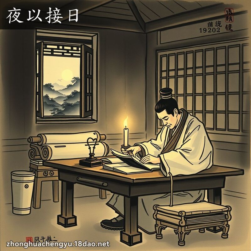 夜以接日 配图