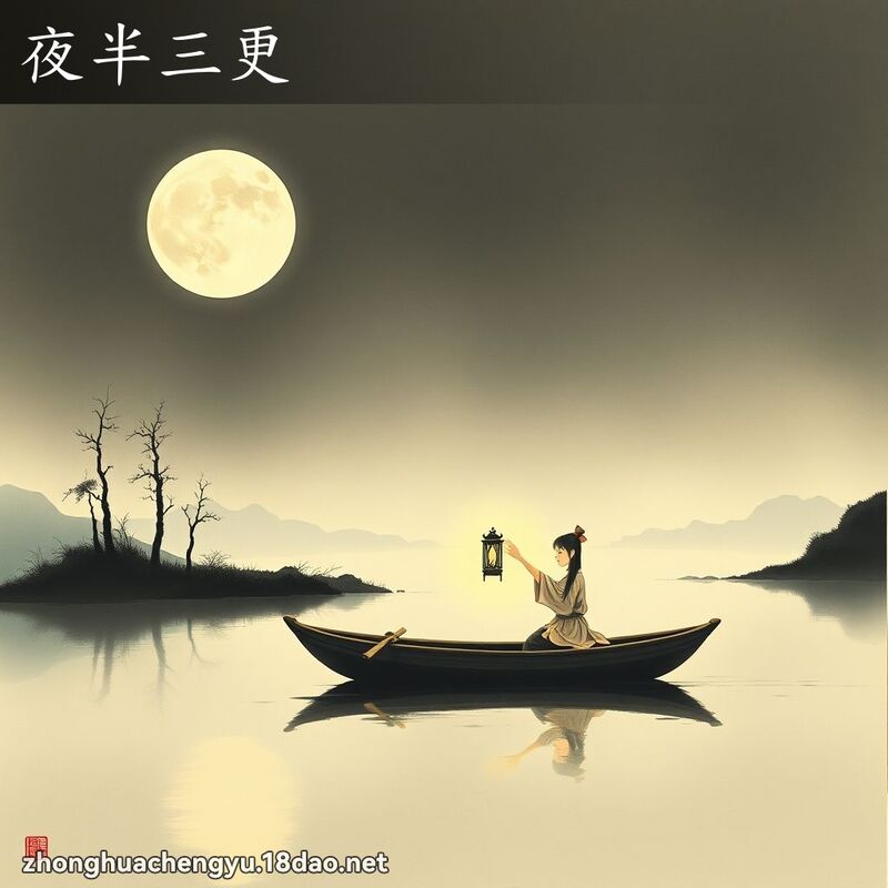 夜半三更 配图