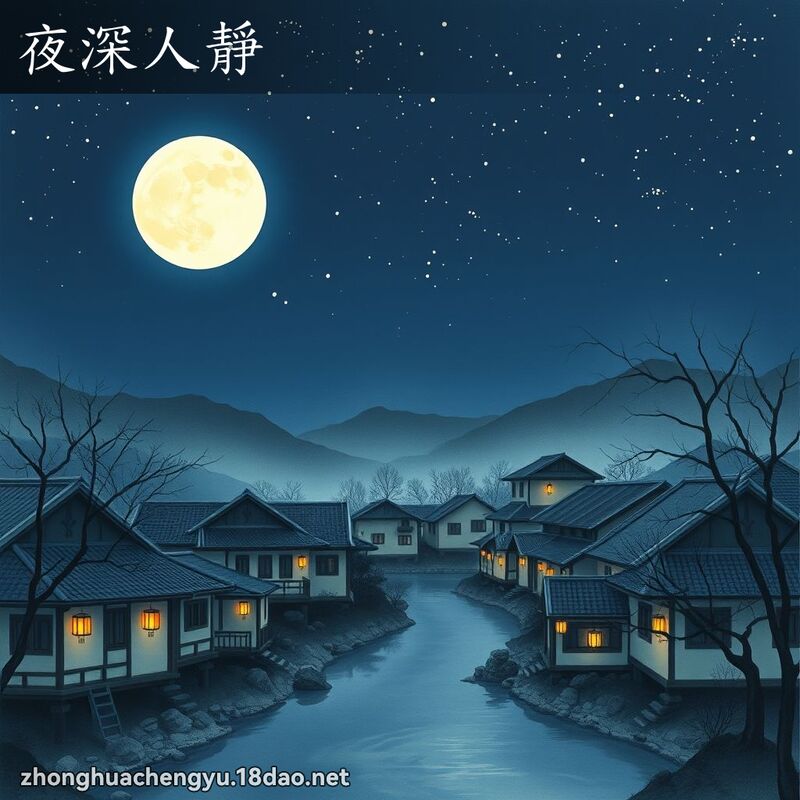 夜深人靜 配图
