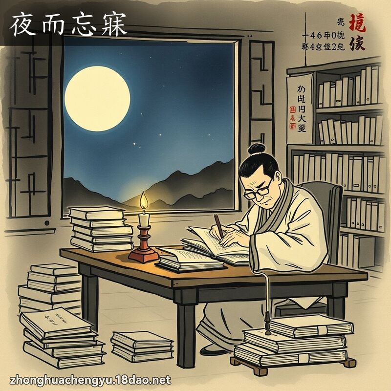 夜而忘寐 配图