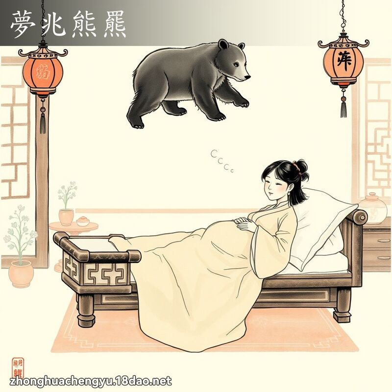 夢兆熊羆 配图