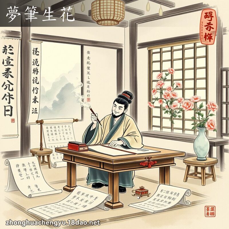 夢筆生花 配图