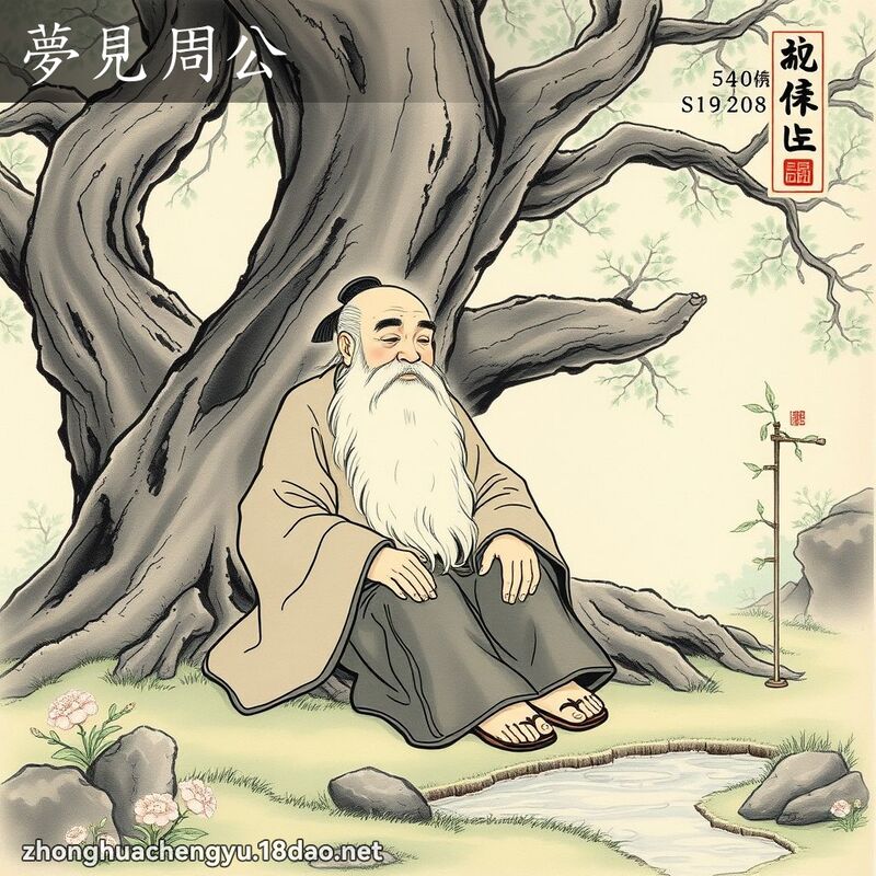 夢見周公 配图
