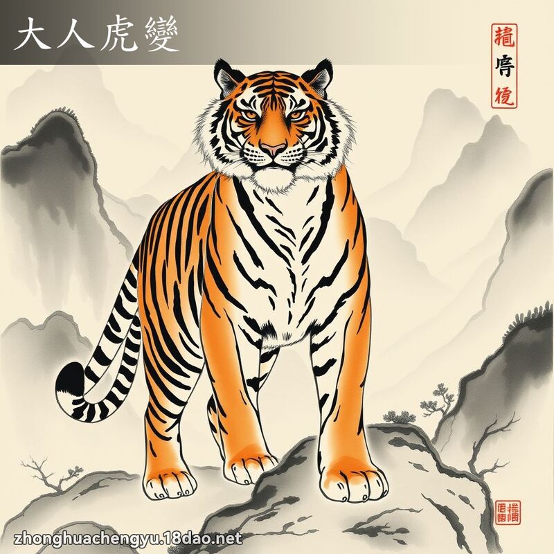 大人虎變 配图