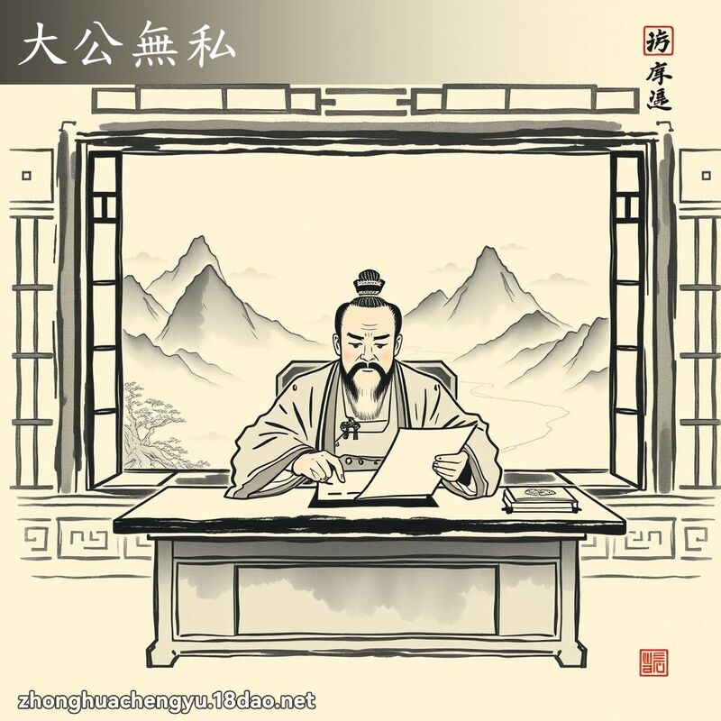 大公無私 配图