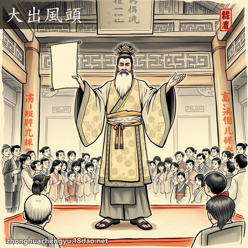 大出風頭 配图