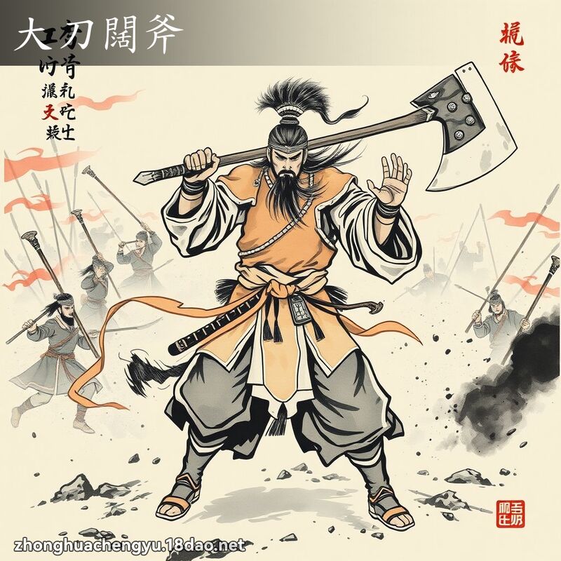 大刀闊斧 配图