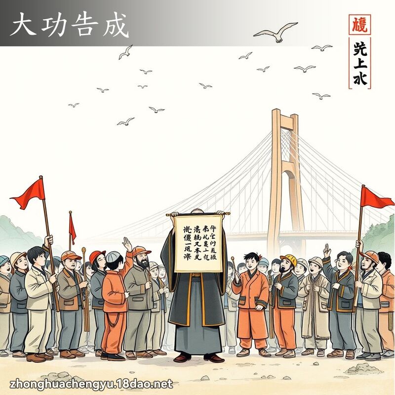 大功告成 配图
