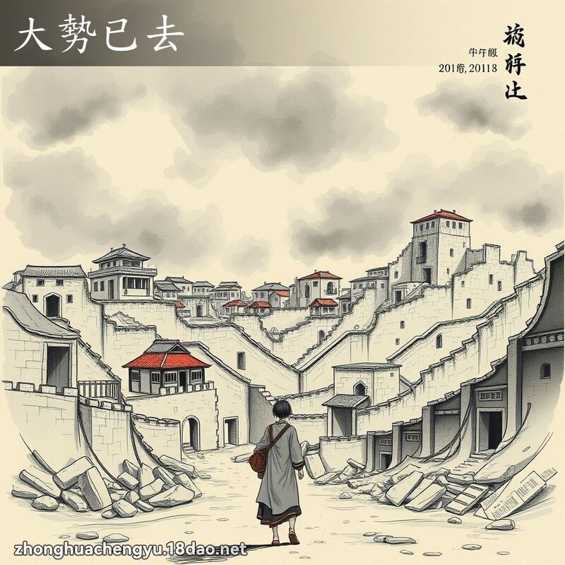 大勢已去 配图