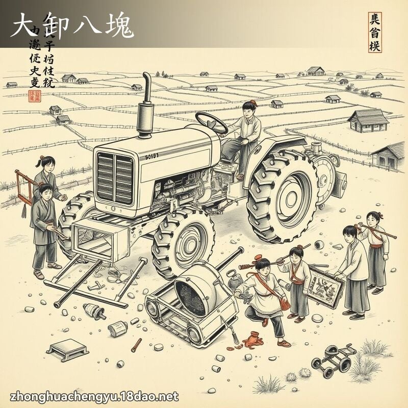 大卸八塊 配图