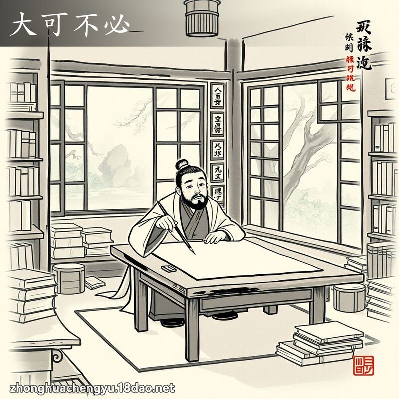 大可不必 配图