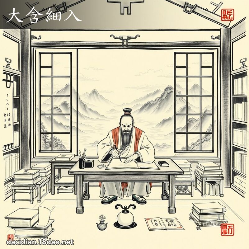 大含細入 - 中華成語配圖