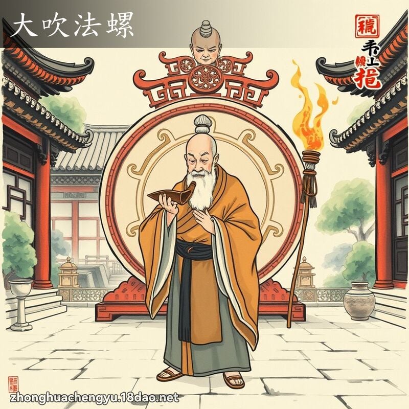 大吹法螺 配图