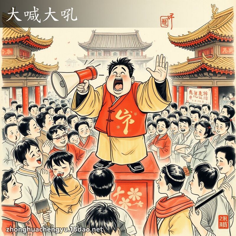 大喊大吼 配图