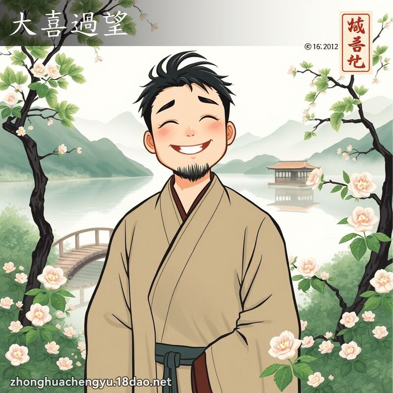 大喜過望 配图