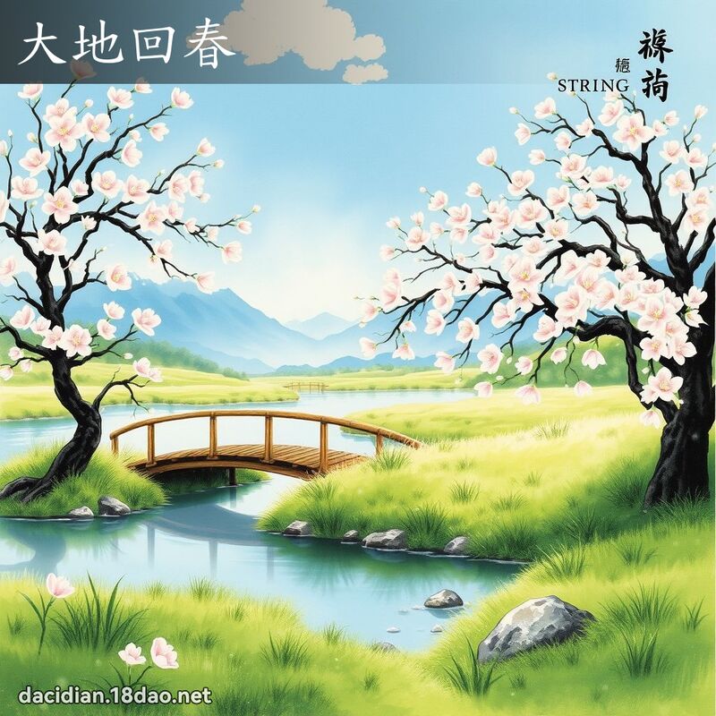 大地回春 - 中华成语配图