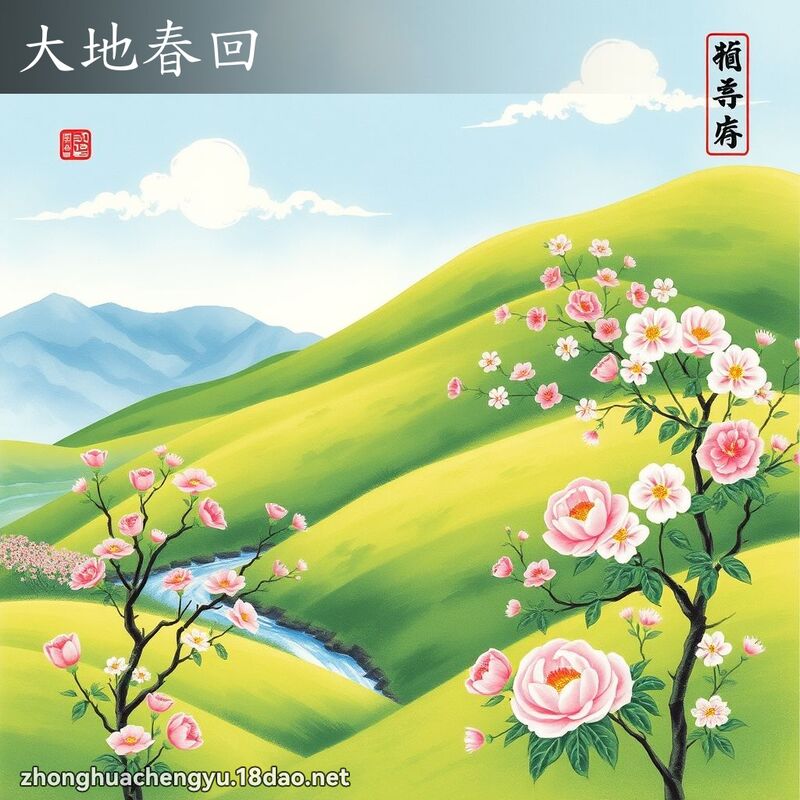 大地春回 - 中华成语配图
