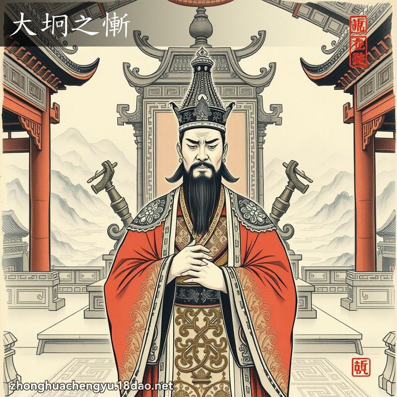 大坰之惭 - 中华成语配图