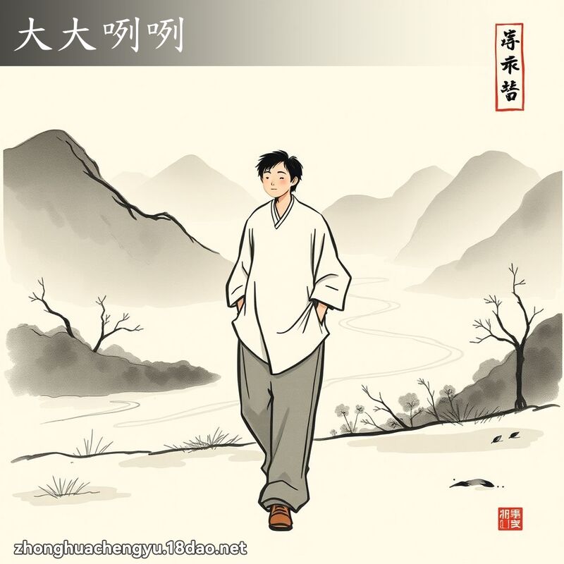 大大咧咧 配图