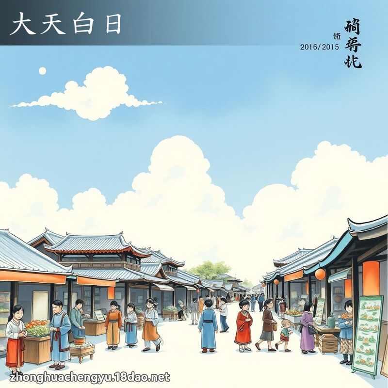 大天白日 配图