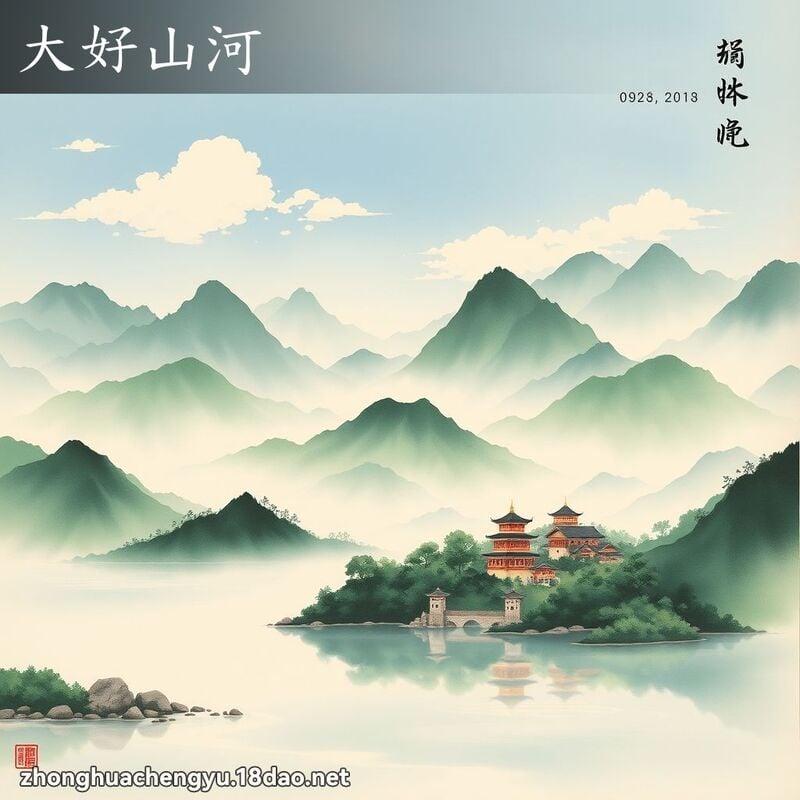 大好山河 配图