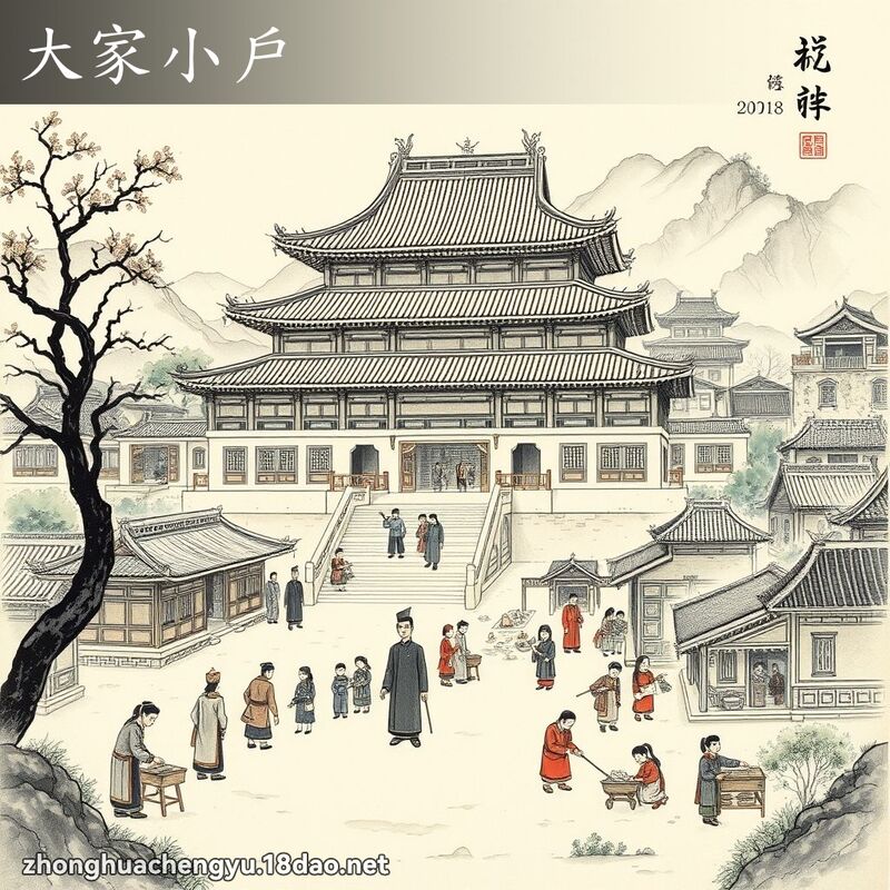 大家小戶 - 中華成語配圖