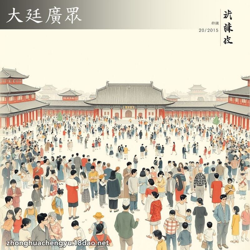 大廷廣眾 配图