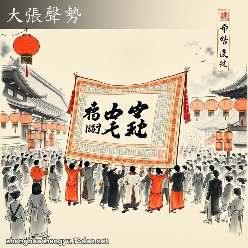 大張聲勢 配图